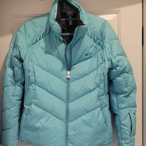 Nike Women's Blue Puffer Jacket